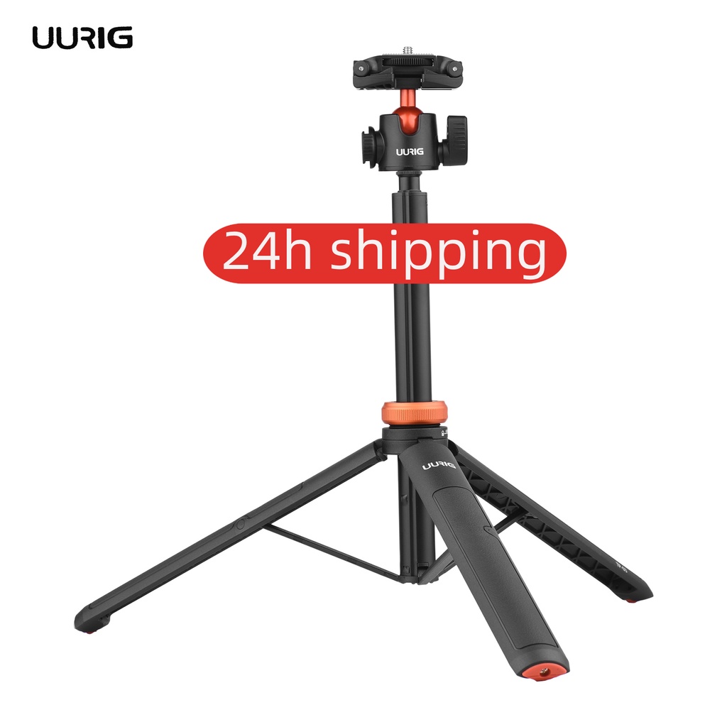 UURIG TP02 Selfie Stick Tripod Stand with Flexible Ball 130cm Max