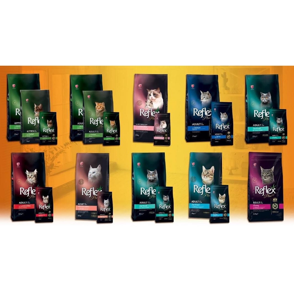 Reflex Plus (Mother & Baby/ Adult / Kitten) Cat Dry Food /Makanan