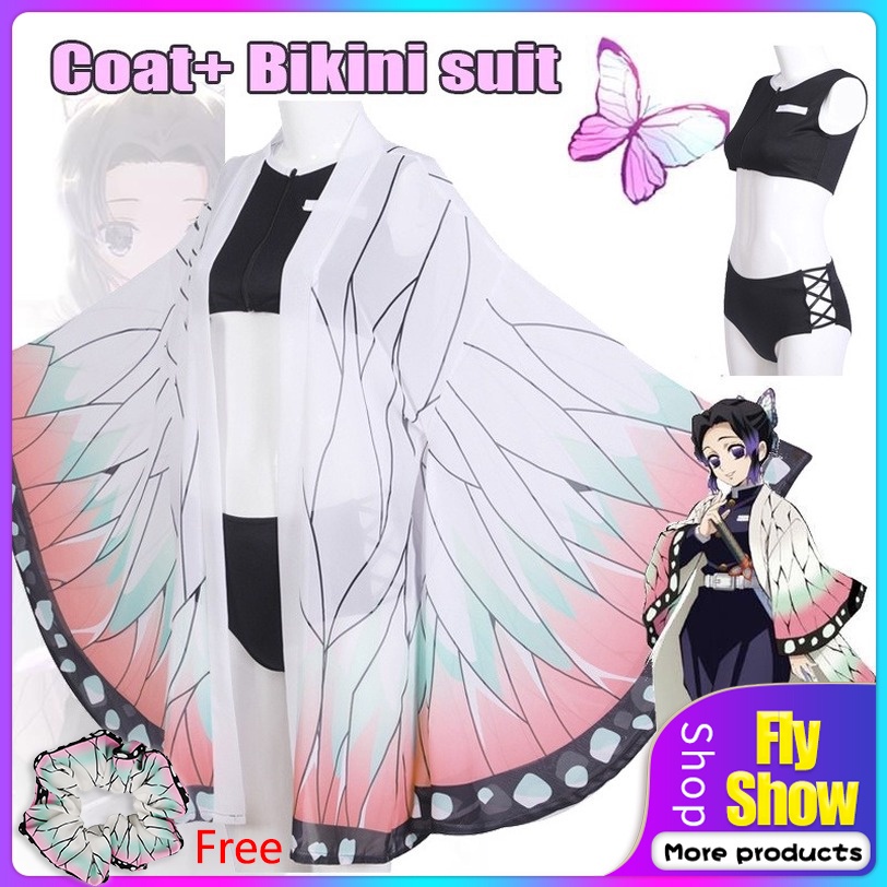 Disfraz de Cosplay de Anime Kochou Shinobu - Set de Chile