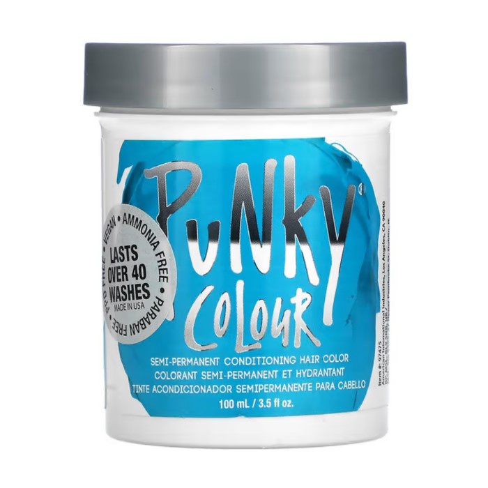 Punky Colour, Semi-Permanent Conditioning Hair Color, Turquoise, Hair ...