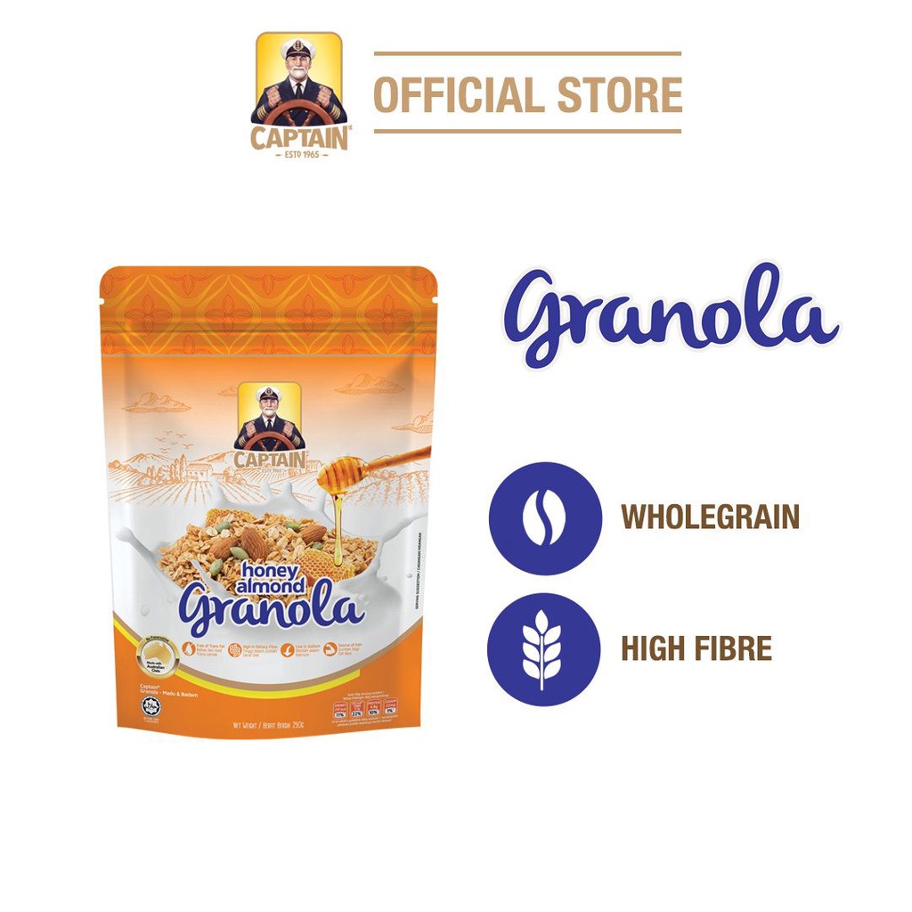 Honey Almond Granola [Expiry Date 31/12/23] (250g) Shopee Malaysia