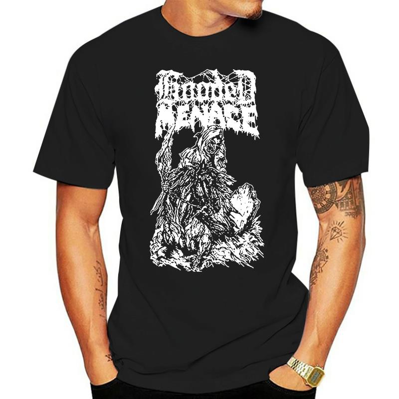 Men t shirt Hooded Menace Tshirt Reanimated By Death Logo Mens Black ...