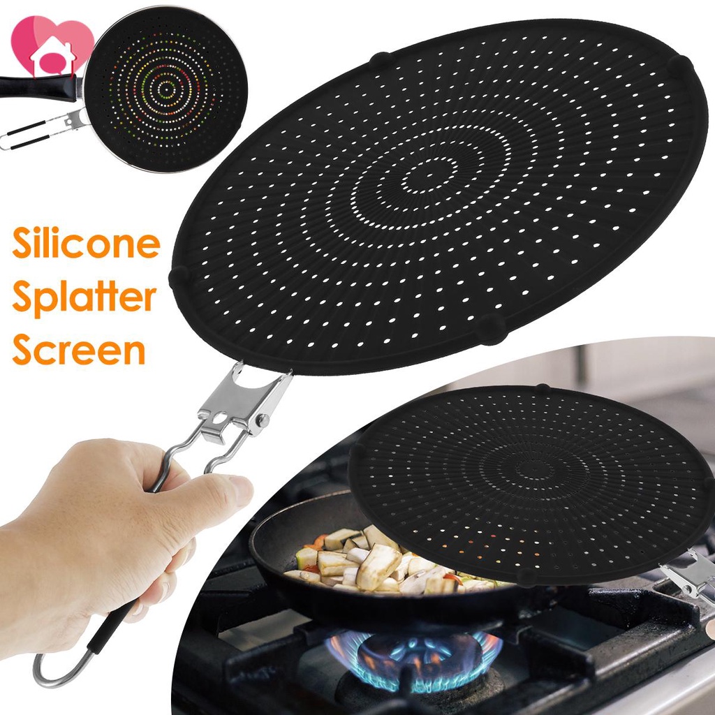 Silicone Splatter Screen for Cooking Multipurpose Silicone Splatter ...