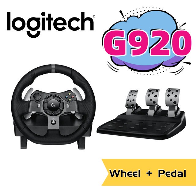 Logitech G29 / G923 /G920 Gaming Racing Wheel Steering + Pedal