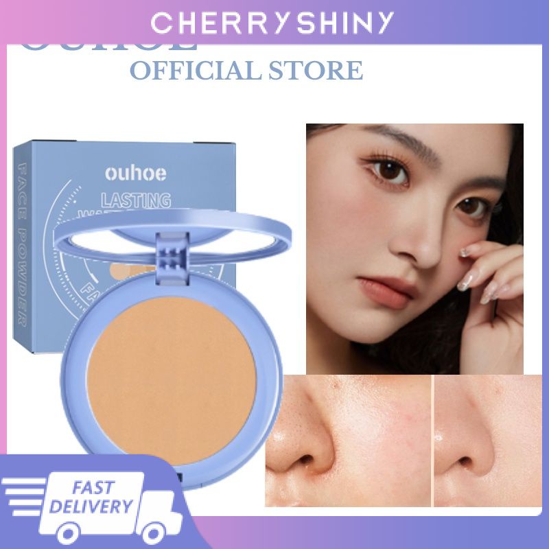 Hot！ Ouhoe Setting Powder Waterproof Sweat Proof 24h Long Lasting Oil 