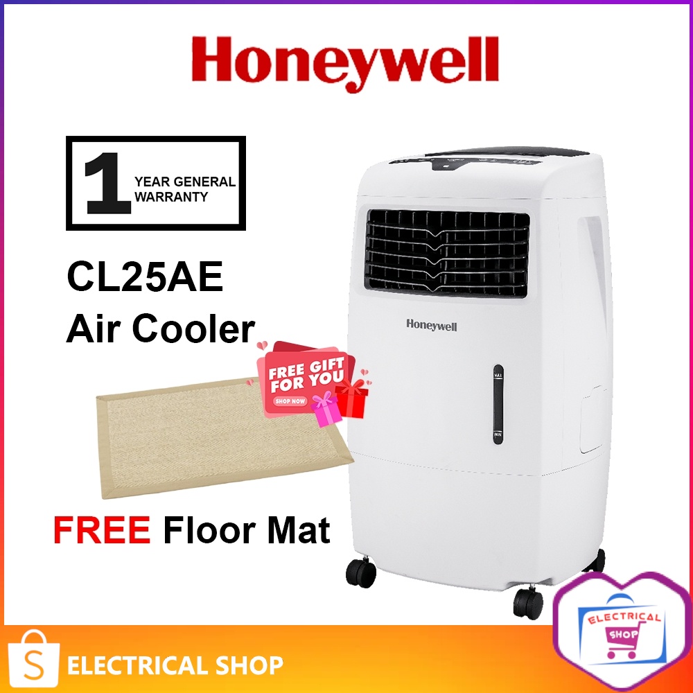 Honeywell 25L Indoor CL25AE Portable Evaporative Air Cooler with Remote