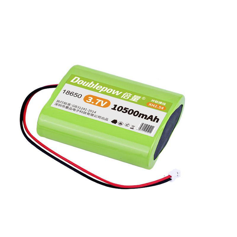 3.7 V 18650 lithium battery 10500mAh Rechargeable battery pack ...