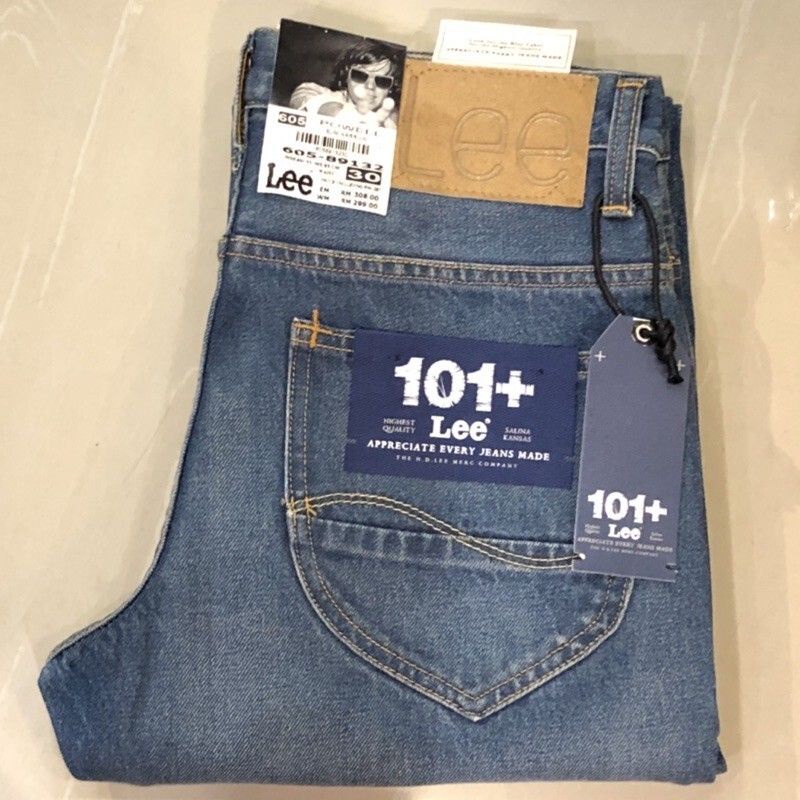 LEE 605 MEN'S SLIM NARROW SELVEDGE JEANS ( 605-89132 ) | Shopee Malaysia