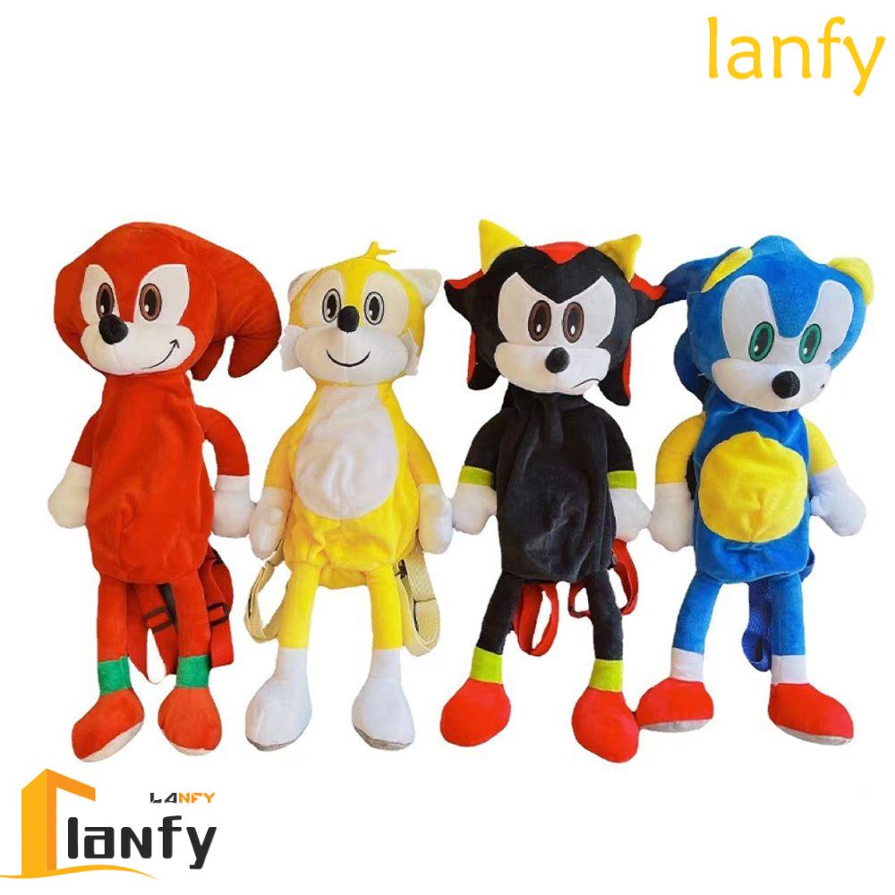 Lanfy Sonic Plush Backpack Birthday Cartoon Supersonic Mouse Anime