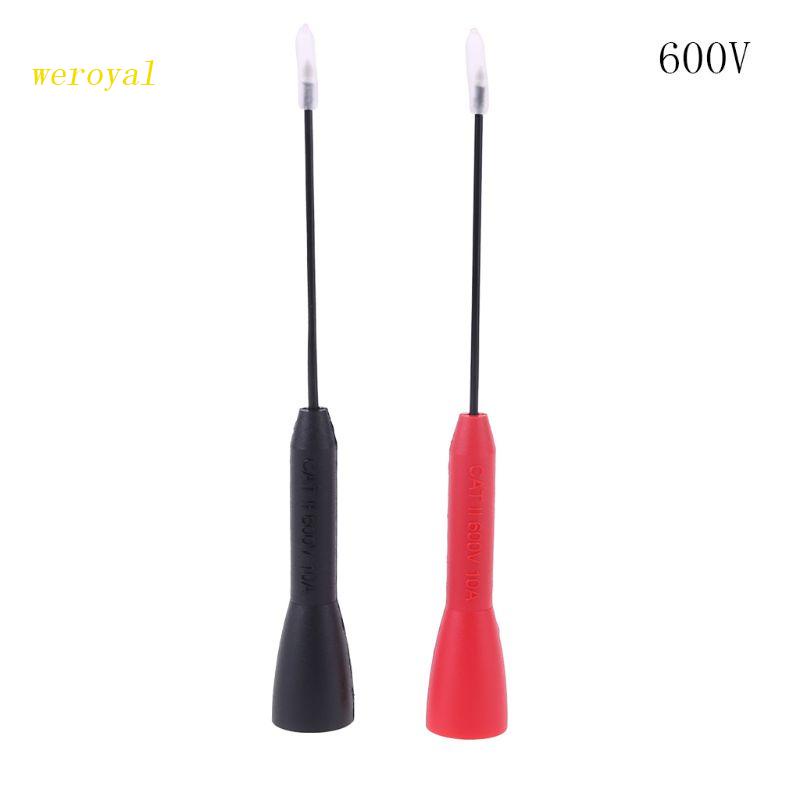 weroyal Multimeter Long Needle Point Insulated Test Probes Multimeter ...