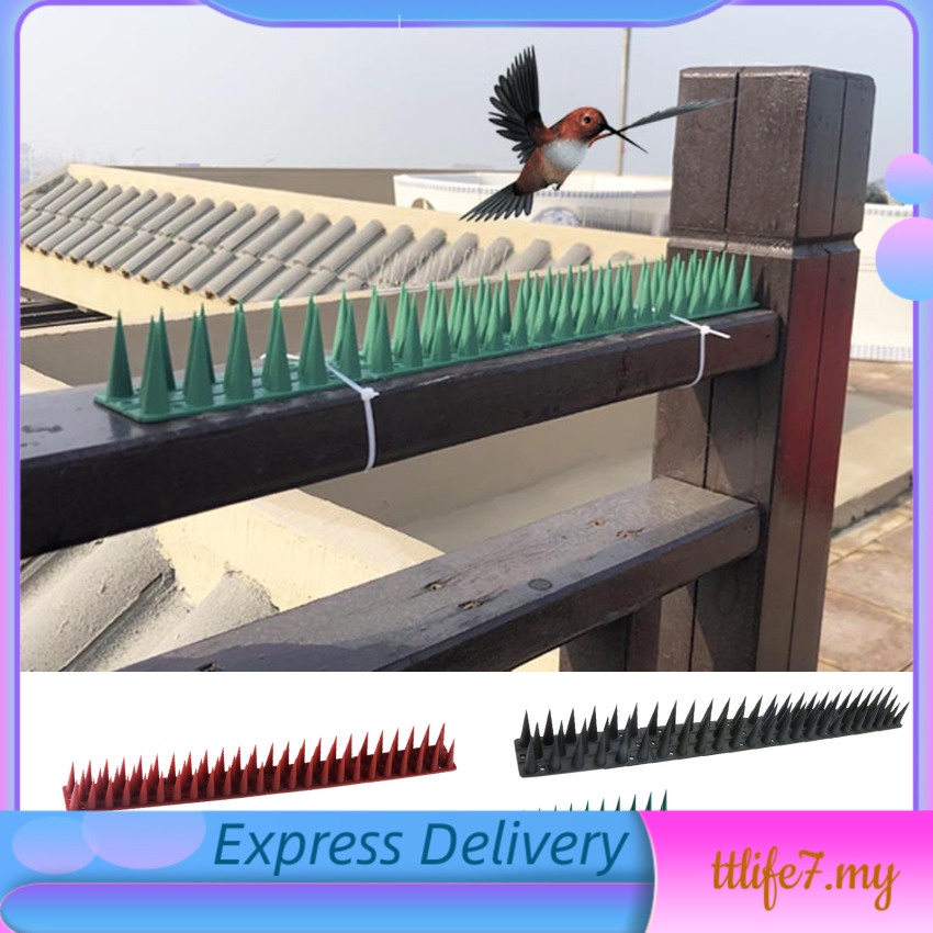 Maalr 12pack Bird Deterrent SpikesPlastic Cats Foxs Repellent Spikes