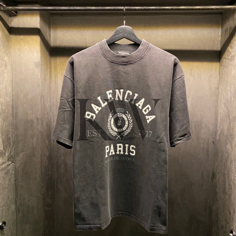 Balenciaga Tee Travis Scott Tees Fear Of God Essentials Oversize TShirt ...