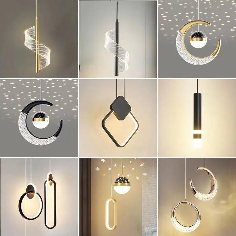 Modern Minimalist Nordic Bedroom Bedside Pendant Light, Living Room ...