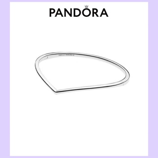 PANDORA Smooth Silver Round Clasp Bracelet, PANDORA