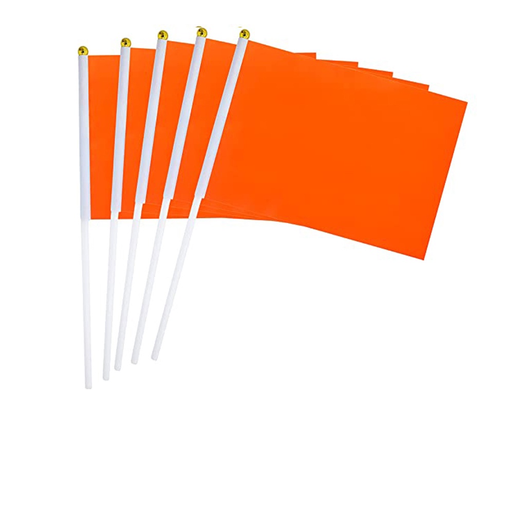 Anley White Mini Flag Hand Held Solid White Blank Flags & More Color ...