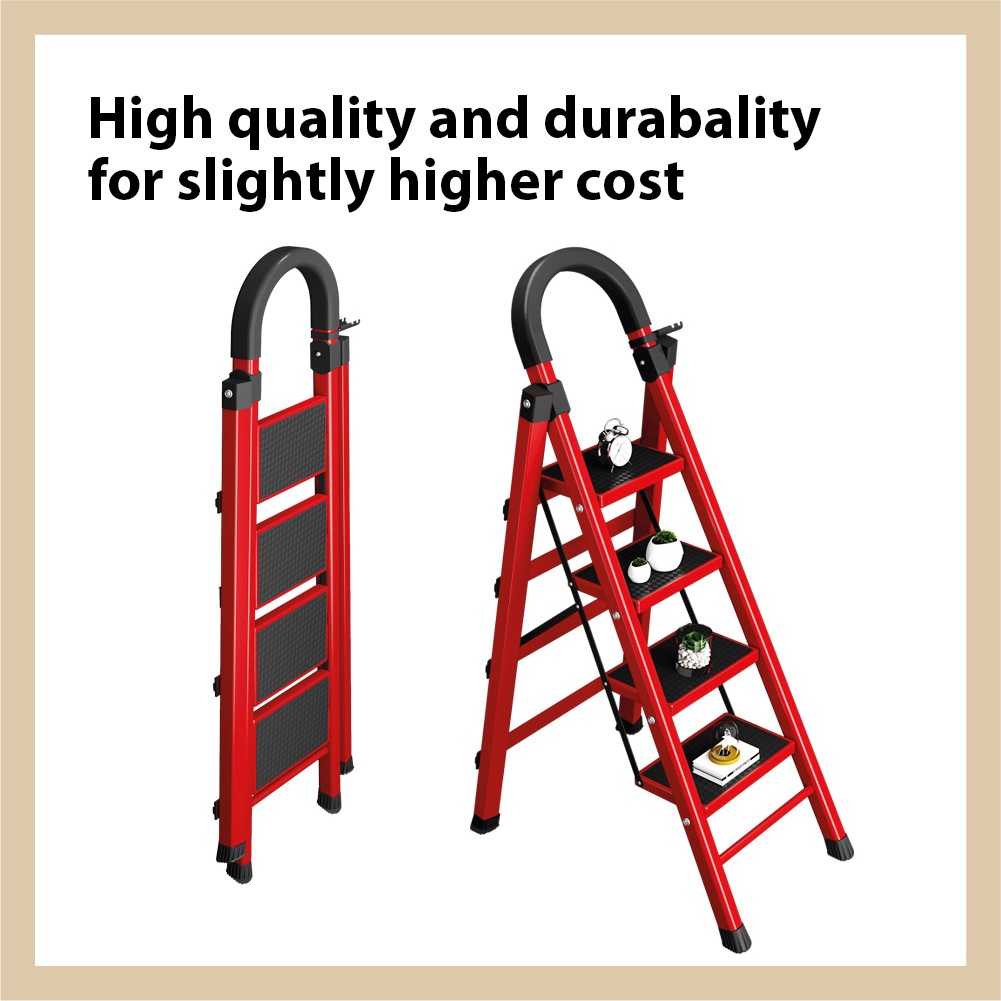 Ladder Foldable Tangga Lipat Murah Heavy Duty Stair Foldable Ladder 3 ...