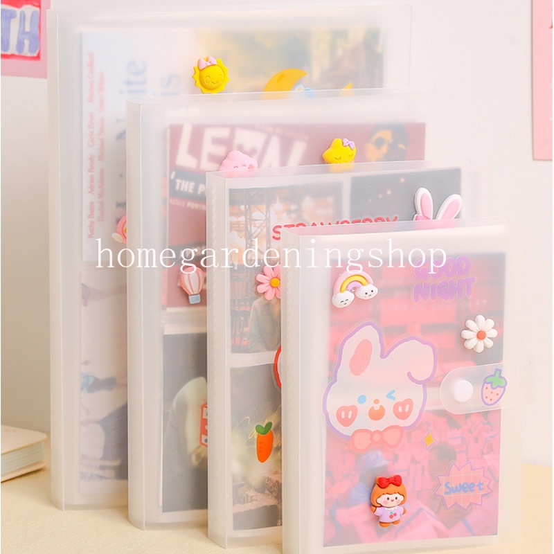 84/120/160/240 Cards Slot Transparent Photo Album Mini Photocard Train ...