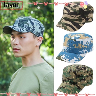 2 Pieces Breathable Cadet Military Cap Mesh Army Cap Sunshade