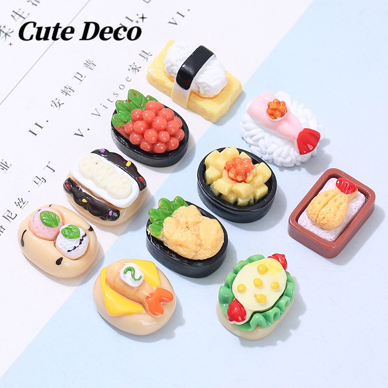 Sushi croc charm deals