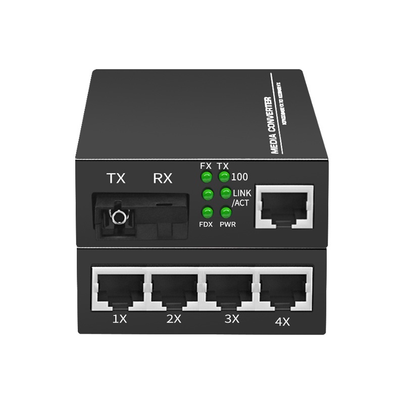 100 M 1 Optical Optical Fiber Transceiver Single Mode Single Fiber ...