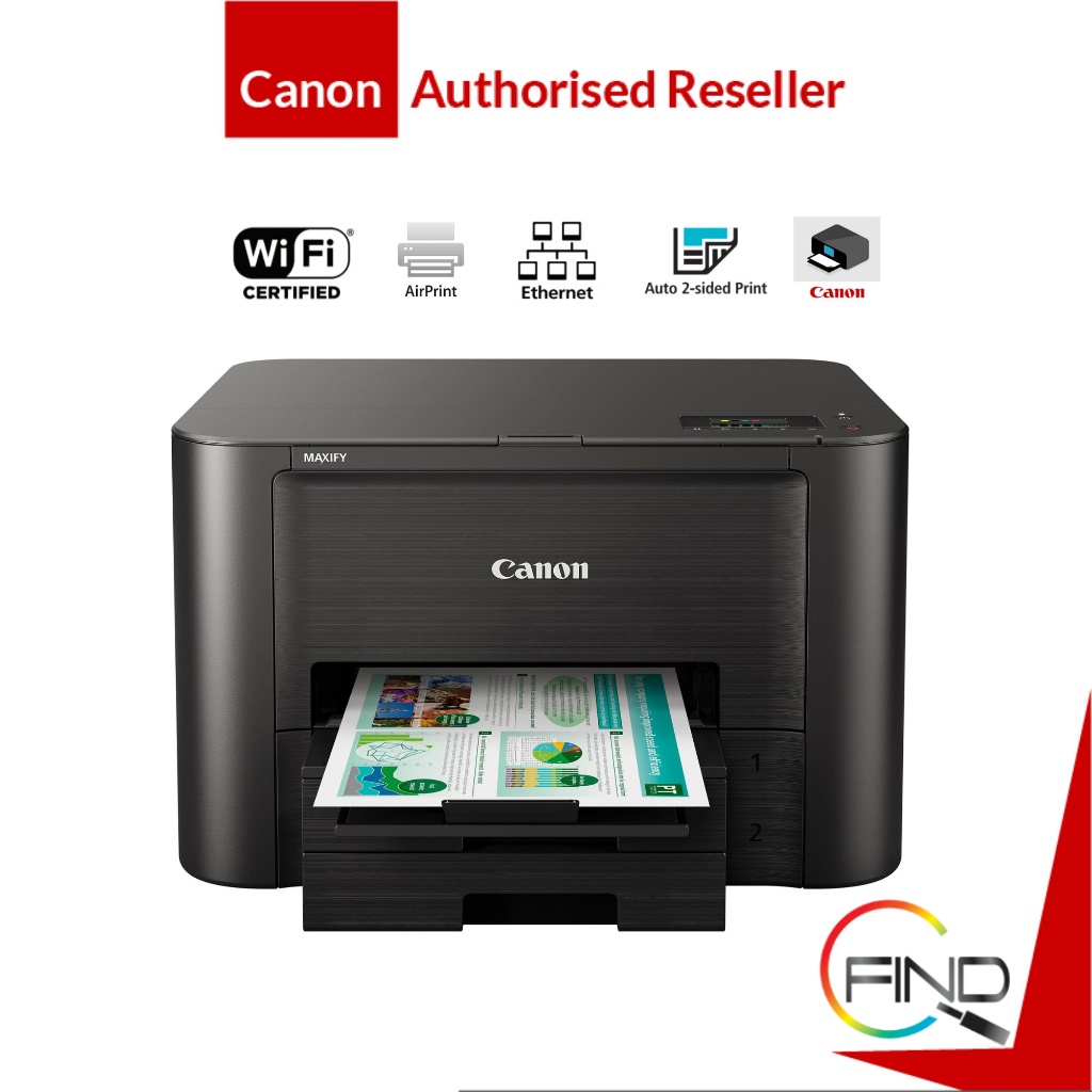 Canon MAXIFY iB4170 Business Inkjet Printer With Auto Duplex Print For