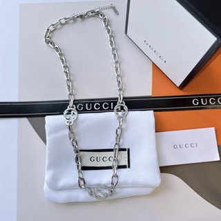 Gucci Men's Britt Interlocking GG Pendant Necklace