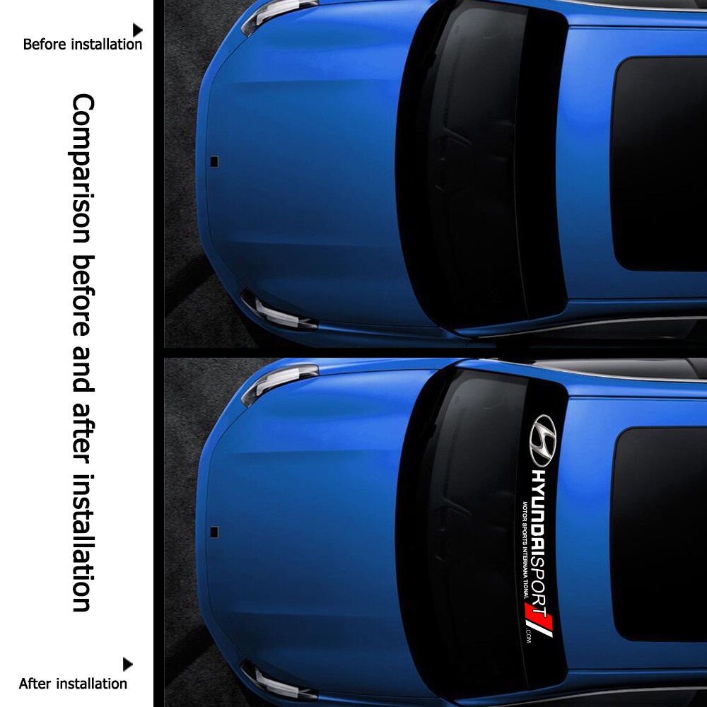 Car front windshield sticker suitable for Hyundai Accent h1 Trajet ...