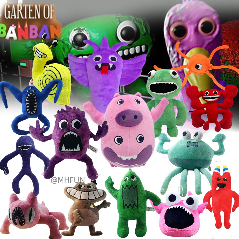 New Garten Of Banban Plush Toy Horror Game Figure Doll Pigster Long Joe ...