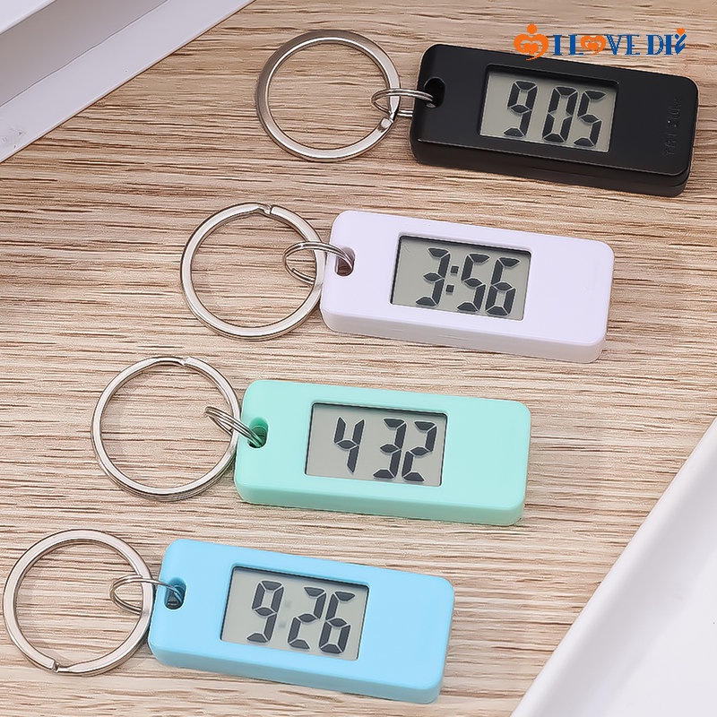 Creative Button Battery Powered Mini Keychain Watch/ Clarity Digital ...