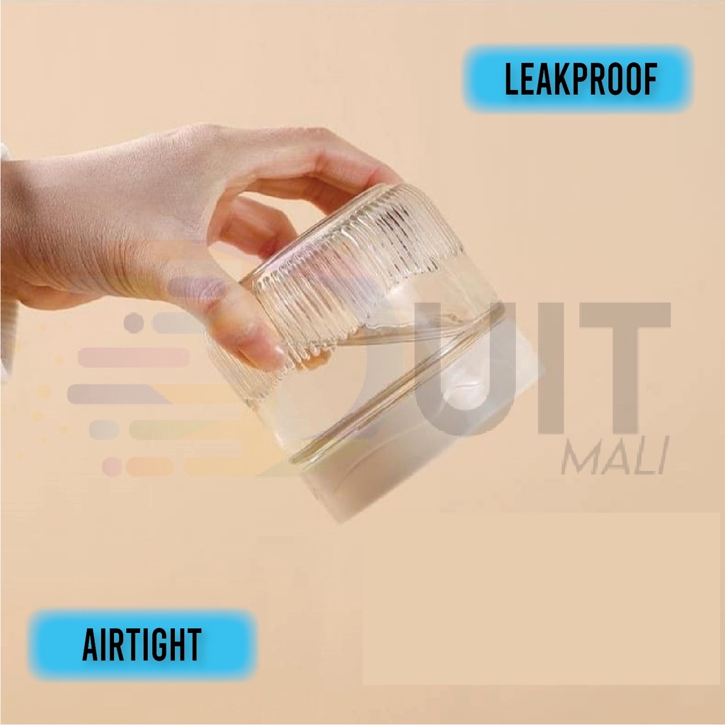 DM Mini Food Storage Snack Candy Jar Glass Container Kitchen Seasoning ...