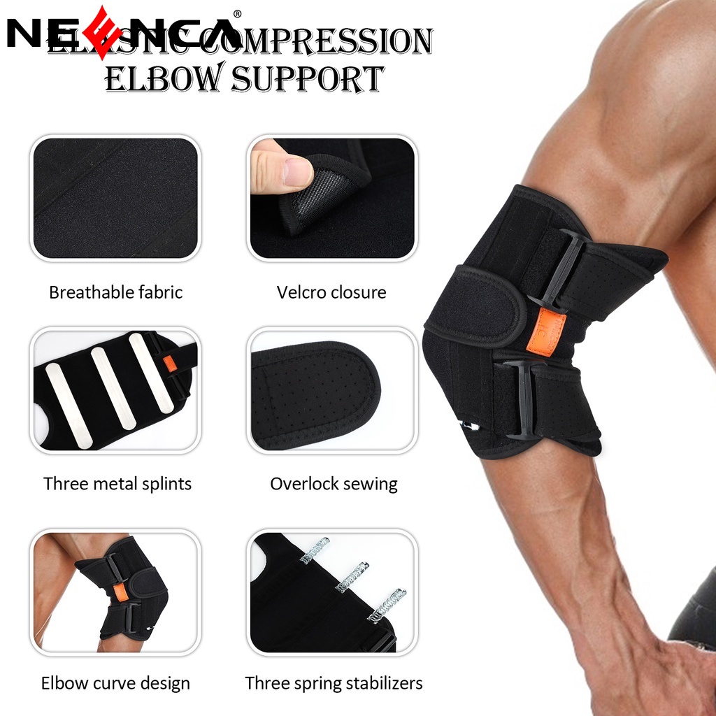 NEENCA 1PC Elbow Support Strap Upper Arm Hand Elbow Support Braces ...