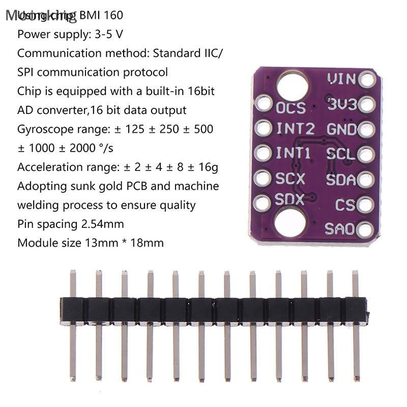 Moonking 6 dof inertial measurement sensors innovative and practical