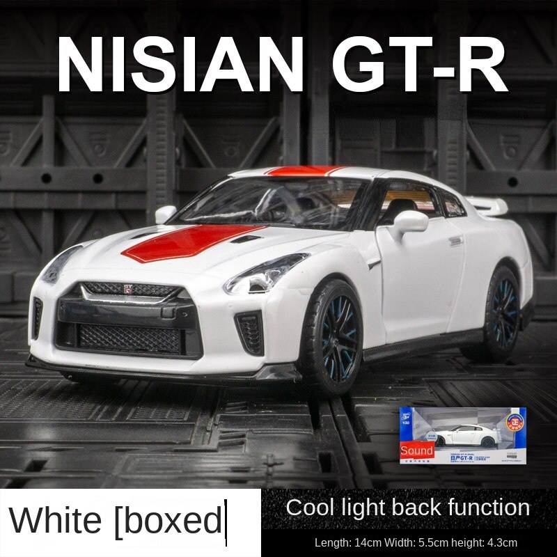 1:32 Scale Nissan GTR R35 Diecast Car Model Metal Pull Back Car Diecast ...