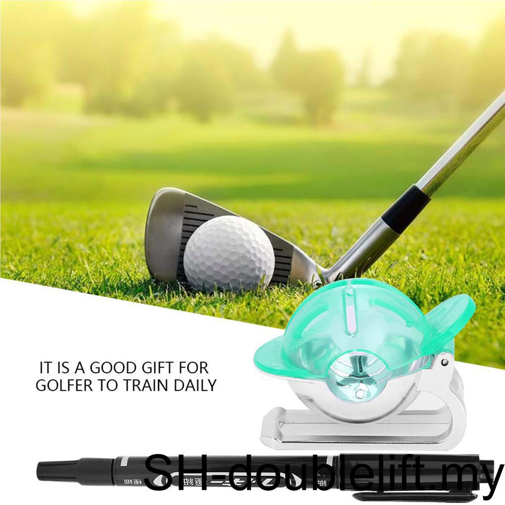 Golf Ball Liner Portable Home Office Outdoor Yard Training Line Marker