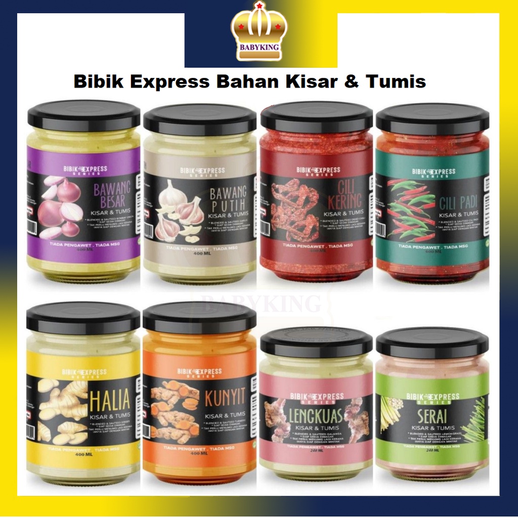 (CLEARANCE) Original Bibik Express Bahan Kisar (400g) Bawang Besar ...