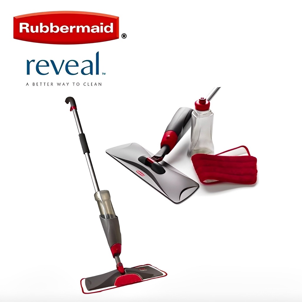 (FREE SCRUBBER) MBHL Rubbermaid Reveal Spray Mop Rubbermaid Spray Mop