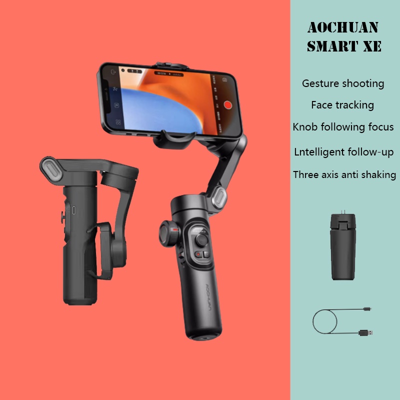 aochuan-smart-xe-handheld-3-axis-gimbal-selfie-stick-bracket-anti-shake