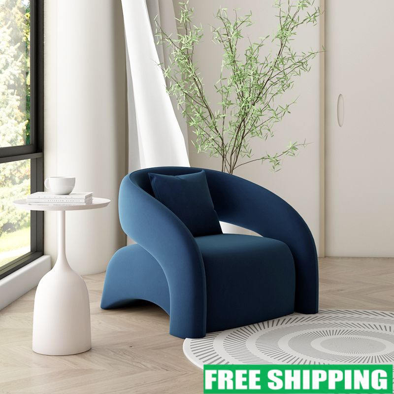 Light Luxury Single Sofa Chair Balcony Leisure Sofa Chair Living Room ...