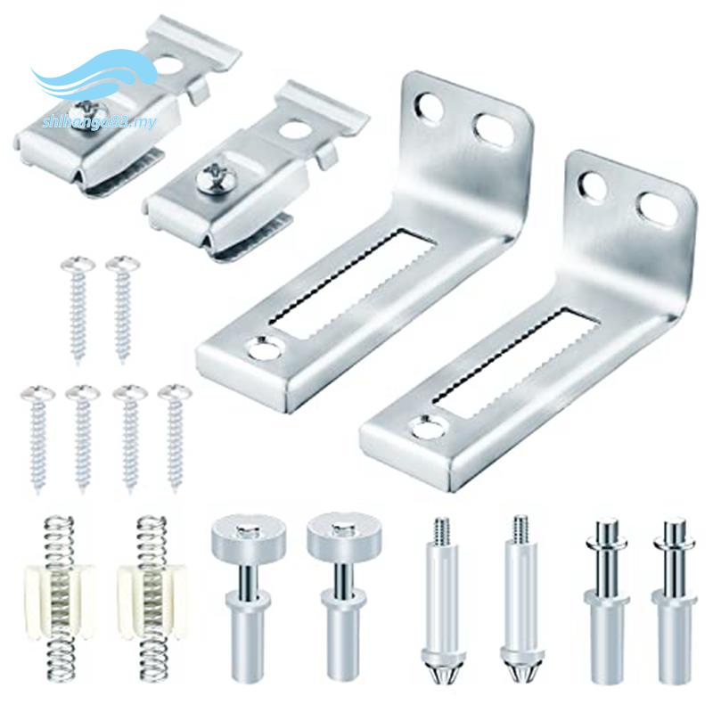 Bifold Door Hardware for 3/8 Inch Thick Doors,with Top and Bottom