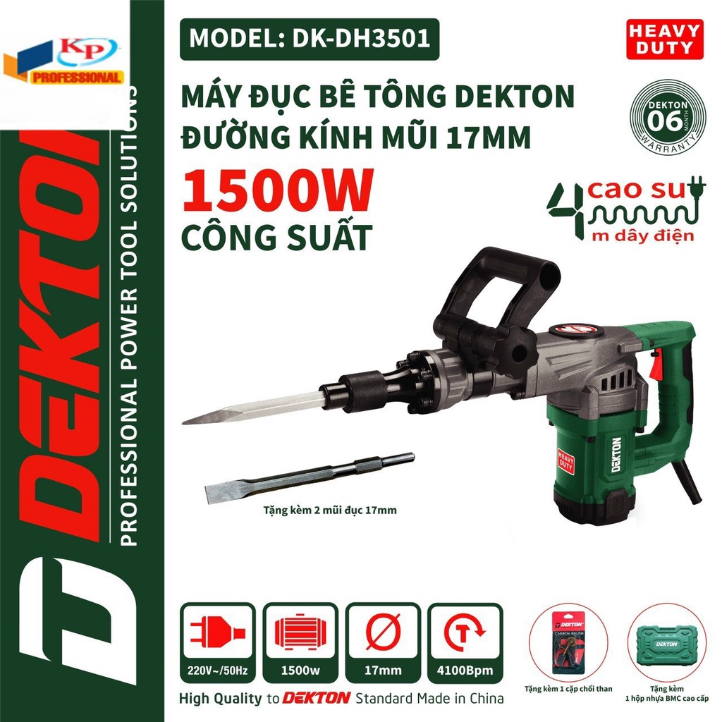 Dk-dh3501 1500W DEKTON Needle Concrete Chisel Machine | Shopee Malaysia