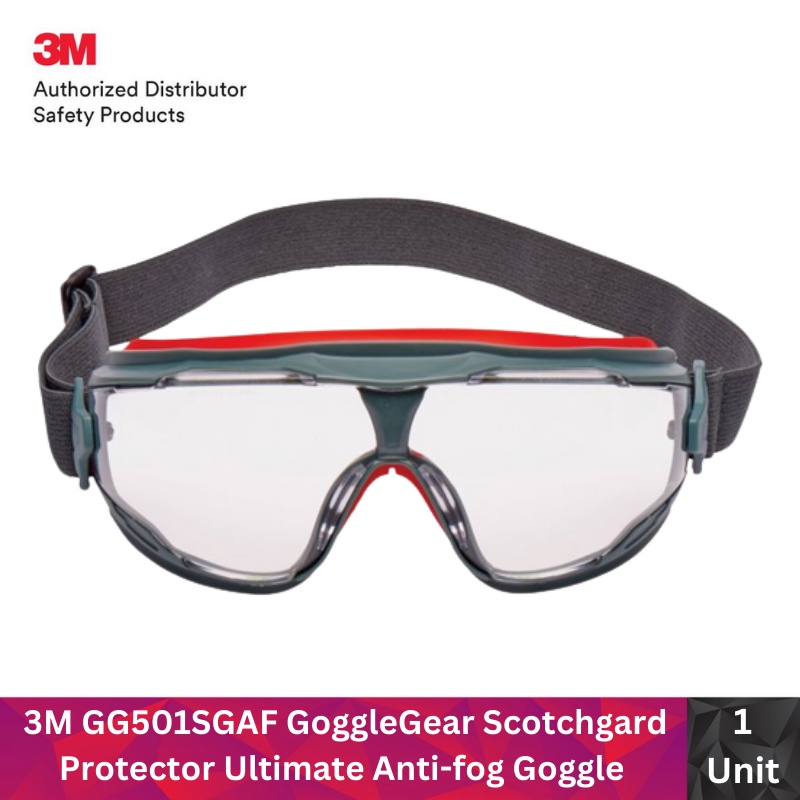 3M™ GG501SGAF GoggleGear Scotchgard™ Protector Ultimate Anti-fog Goggle ...