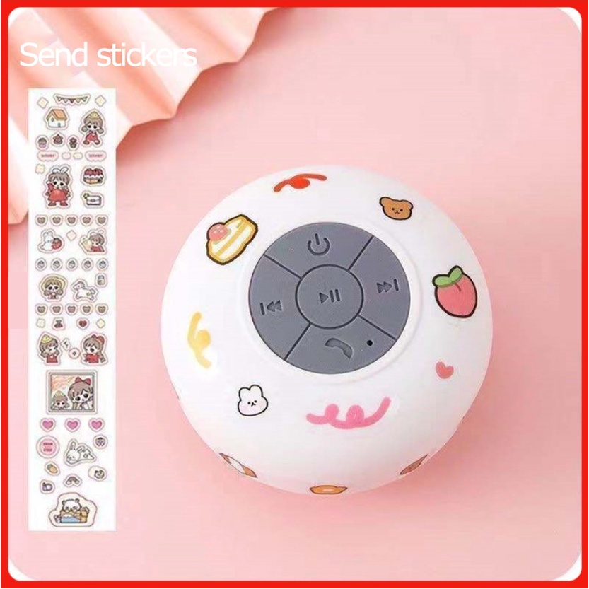 Bathroom Bluetooth Mini Speaker Stereo Selfpriming audio waterproof