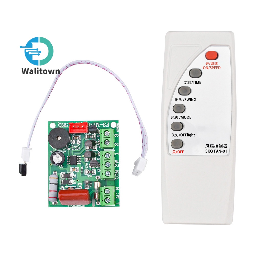 Universal Fan Remote Control Modification Board Mini Fan Circuit Board ...