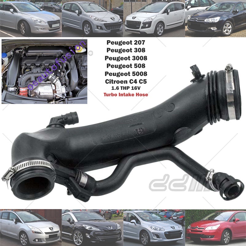 [Stock Sedia] Air Intake Hose Turbo Intake Hose Peugeot Citreon 308 408 ...