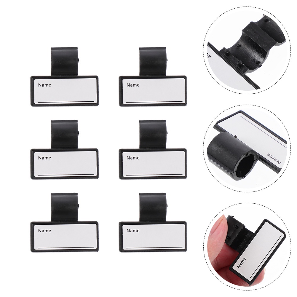 Stethoscope Marker Blank Business Cards Clip Holder Labels Name Tag