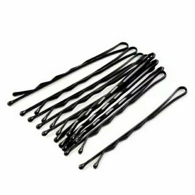 15 Pcs Klip Rambut Hitam Hairpins Accessories Hairclip Black Peyepit ...