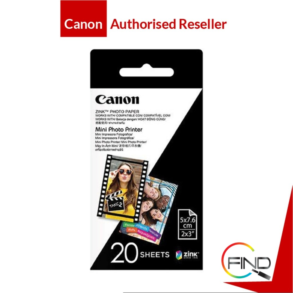 Canon ZP2030 Zink Photo Paper for Mini Photo Printer PV123/ZV123/CV