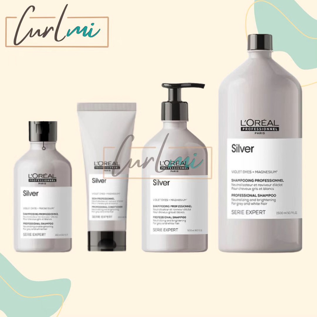 LOREAL Silver Shampoo /Conditioner / Hair Color Wash Shampu Purple Wash ...