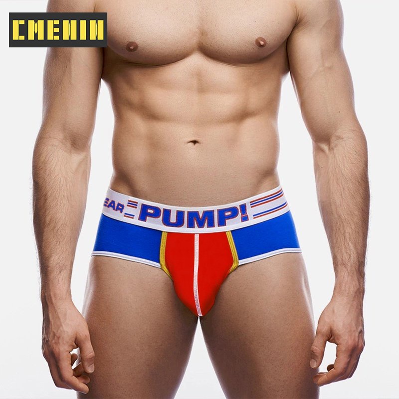 CMENIN PUMP 1Pcs Cotton Soft Briefs Men Underwear Breathable