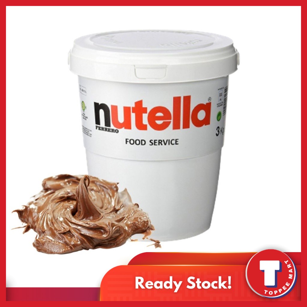 🌙RAYA SALE✨ Nutella 3KG🍫 Tarikh Luput OCT 2024 (HALAL)